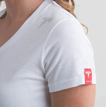 Load image into Gallery viewer, Women&#39;s Tesla Emblem V-Neck
